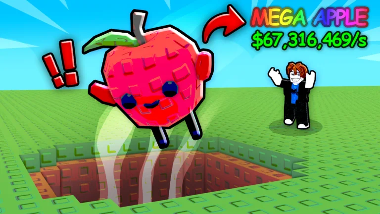 Mega Apple — official Drop a Fruit art